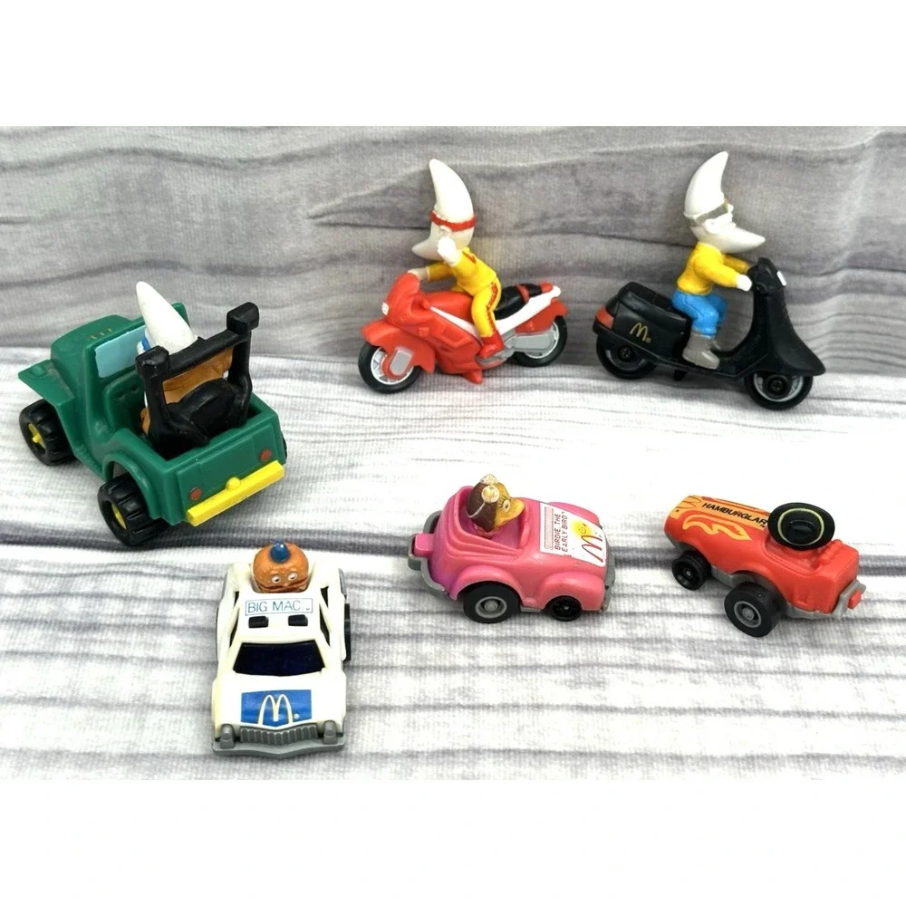 VINTAGE 80'S MCDONALD'S HAPPY MEAL TOYS - FAST MACS  / MAC TONIGHT MOON MAN  *18